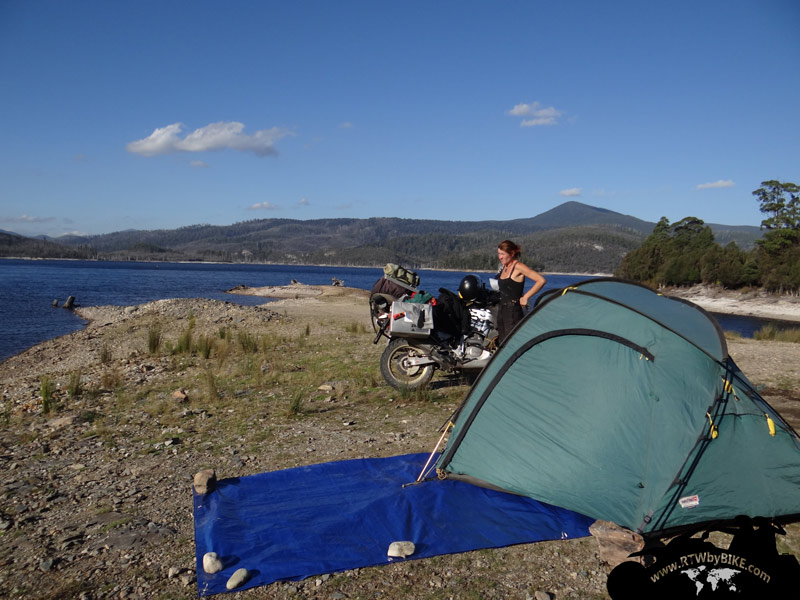 Camping at the lake