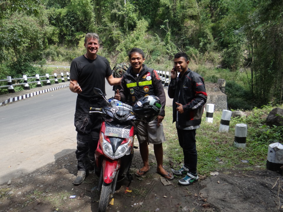 Flores - some bike friends in the middle of the jungle ;-)