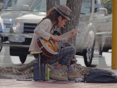 Auckland - street musician