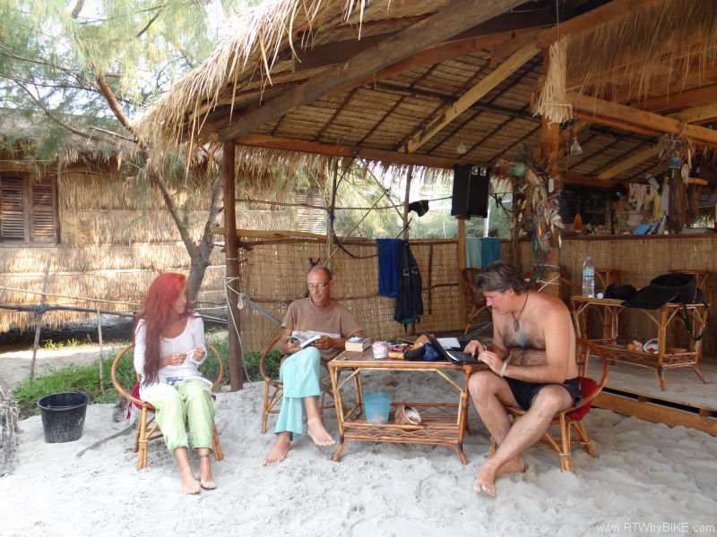 coffee break, Otres Beach, Sihanoukville