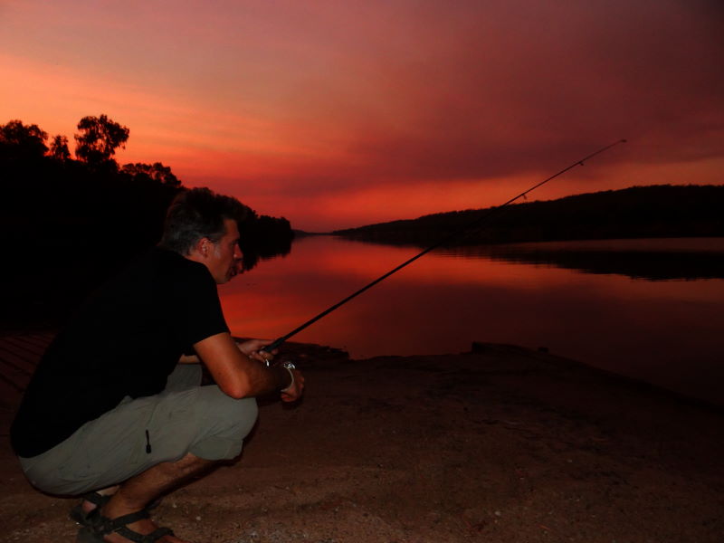 fishing at the croco-river