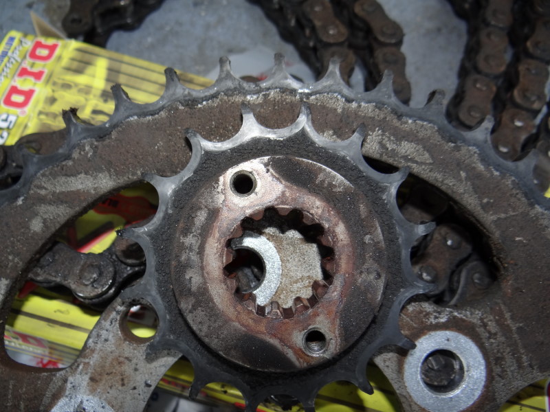 our old chain sprocket