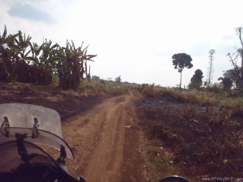 Round trip north of Banlung