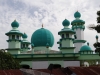 the mosque in front of our room, Tanjung Balai