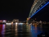 The Sydney Harbour Bridge at the VIVID Light SHOW