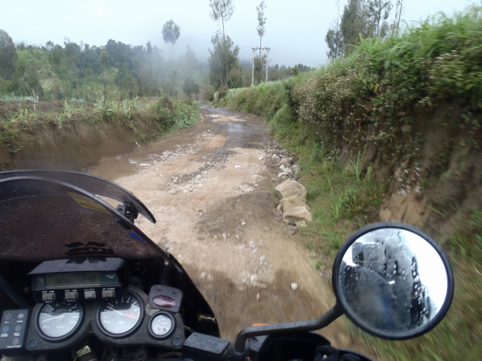 heading towards Bromo from the west