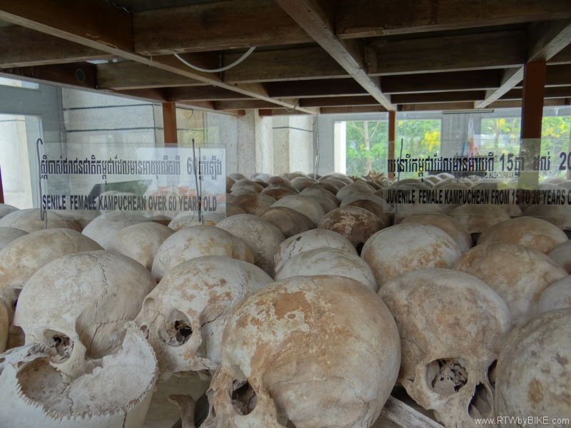 ...containing thousands of human skulls and long bones