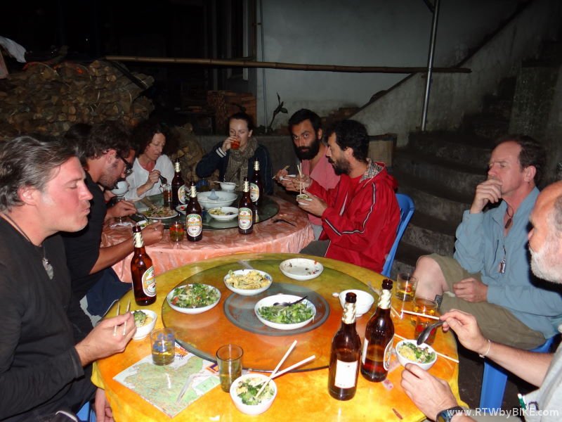 dinner in Phongsali with some like-minded people