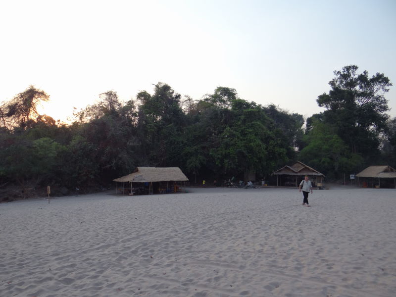 and us on the beach, Don Khon, Four Thousand Islands