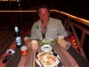 dinner on our veranda over the Mekong,Don Khon, Four Thousand Islands