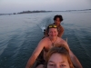 sunset, Mekong boat trip, Don Khon, Four Thousand Islands